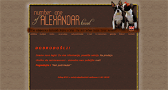 Desktop Screenshot of bostonterrierofalexandar.rs